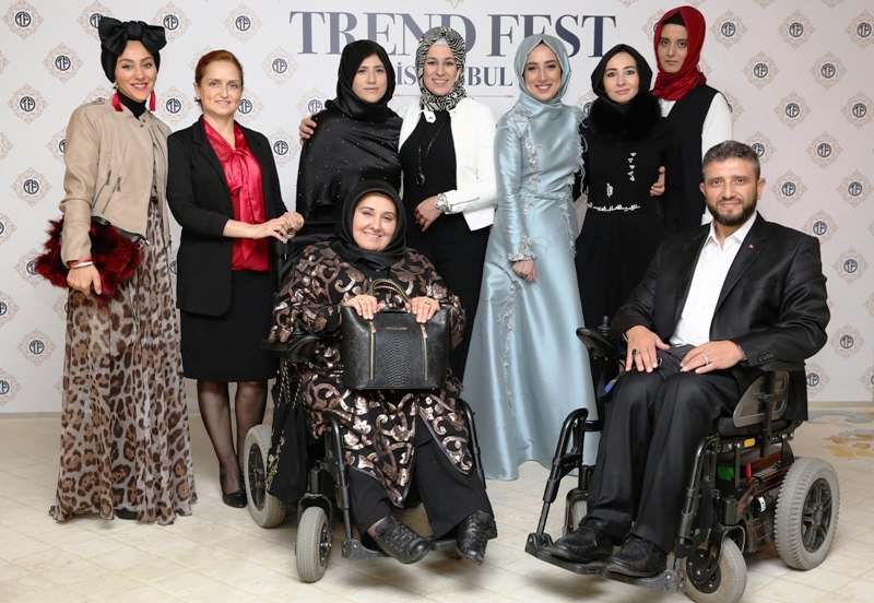 Halepli kadınlar için tesettür alışveriş festivali